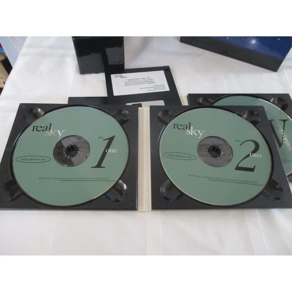 Real Sky The Palomar Observatory Sky Survey On 9cd-roms Space Telescope Science